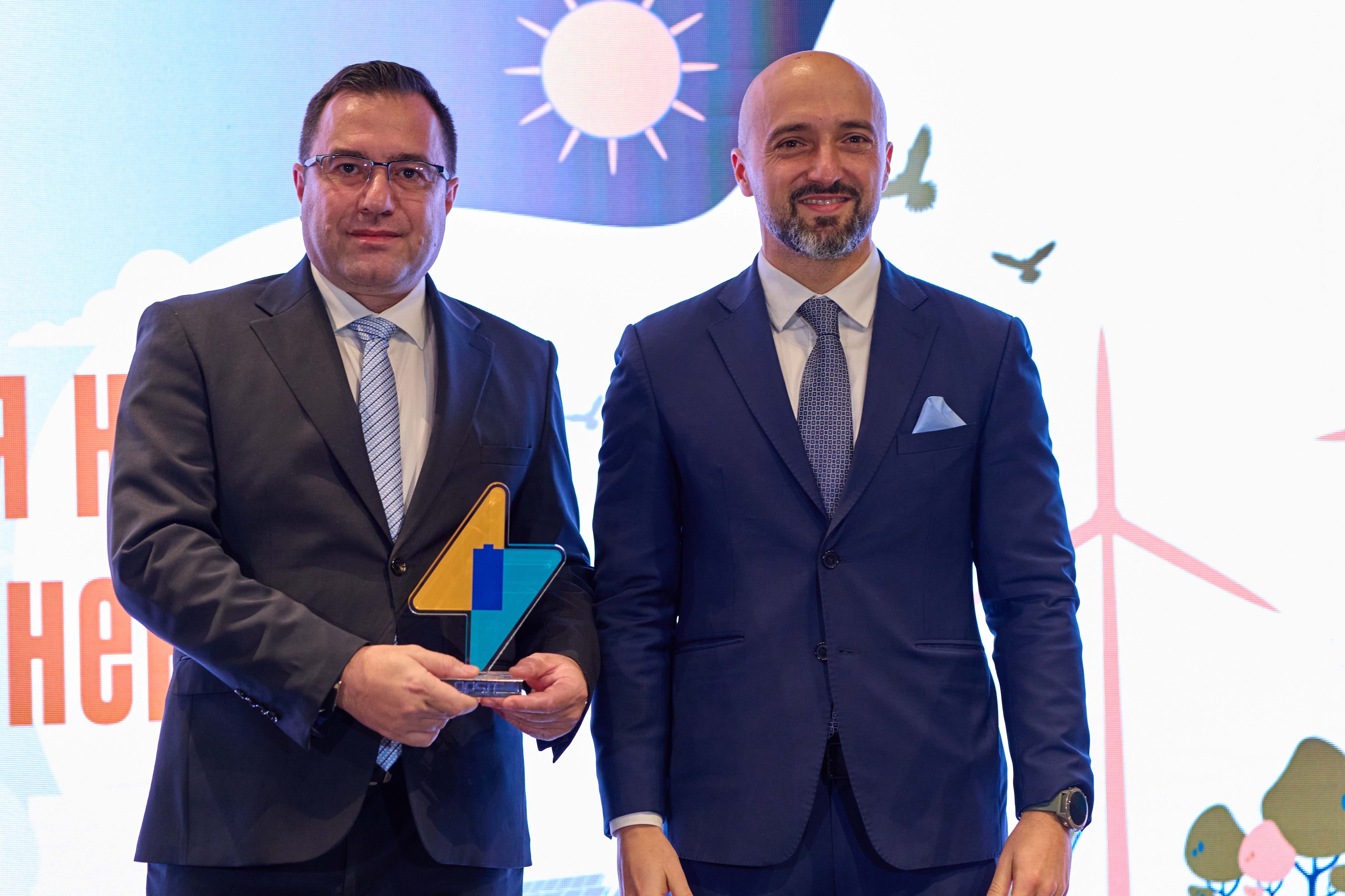 THE ASSOCIATION FOR PRODUCTION, STORAGE AND TRADING OF ELECTRICITY AWARDED EWRC CHAIRMAN, PLAMEN MLADENOVSKI